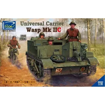 Plastikový model Riich models 1/35 Universal Carrier Wasp Mk IIC