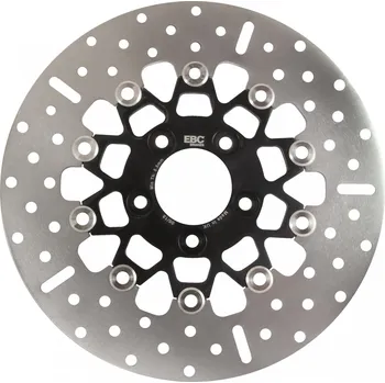 Brzda pro motocykl EBC - Brakes Brzdový kotouč EBC RSD019BLK černá/chrom
