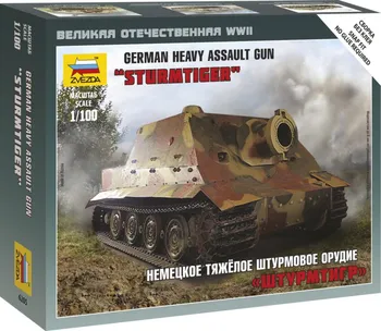 Plastikový model Zvezda Snap Kit - Sturmtiger 1:100