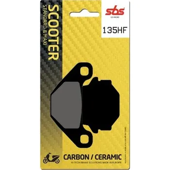 Brzda pro motocykl SBS Friction - Dánsko 135HF keramické brzdové destičky SBS pro motocykly
