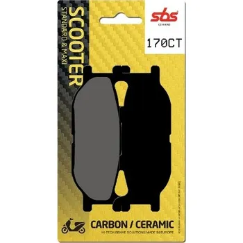 Brzda pro motocykl SBS Friction - Dánsko 170CT brzdové destičky SBS pro skútry
