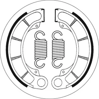 Brzda pro motocykl SBS Friction - Dánsko 2198 brzdové obložení SBS pro motocykly