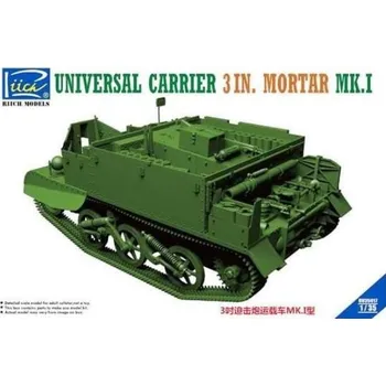 Plastikový model Riich models 1/35 Universal Carrier 3 inch mortar Mk. I