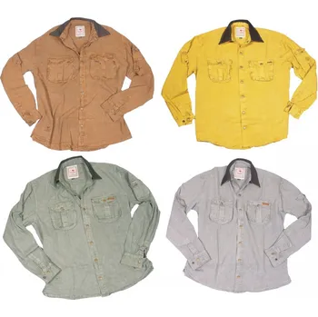 australská košile Leeton shirt velikost: S, barva: khaki