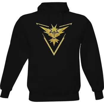 Pánská mikina Pánská mikina s kapucí s potiskem Yellow mikina bez zipu pánské