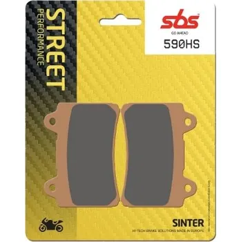Brzda pro motocykl SBS Friction - Dánsko 590HS sintrované brzdové destičky SBS