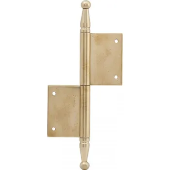 pant Dveřní závěs s ozdobnou hlavou, 90 x 140 mm, mosaz leštěná | Dveře a&nbsp;dveřní příslušenství Dveřní panty, Dveřní závěsy Dveřní závěsy zasekávací