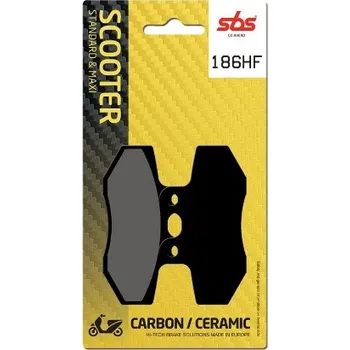 Motodíl SBS Friction - Dánsko 186HF keramické brzdové destičky SBS pro motocykly