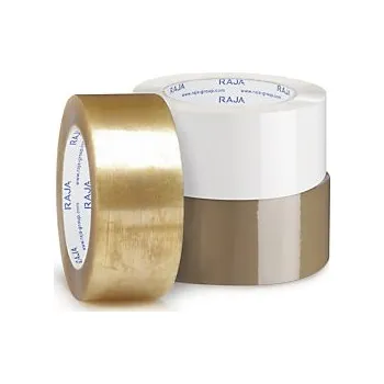 Lepicí páska Lepicí PP páska 48mm, návin 66m, průhledná, tloušťka 28µm | RAJA - Balení po 36 ks