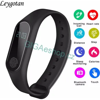 Fitness náramek INTELIGENTNÍ, CHYTRÝ NÁRAMEK S MĚŘIČEM TEPU (Zobrazení času, budíkuCitlivé vibrační buzení Displej: OLED s vysokým rozlišením, ovládání dotykem Krokoměr a měření vzdáleností Výpočet spálených kalorií Měření srdečního tepu Připomínání nutnosti odpočinku Up