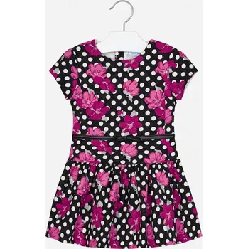 Dívčí šaty Dívčí šaty Mayoral růžovo puntíkované (4928)