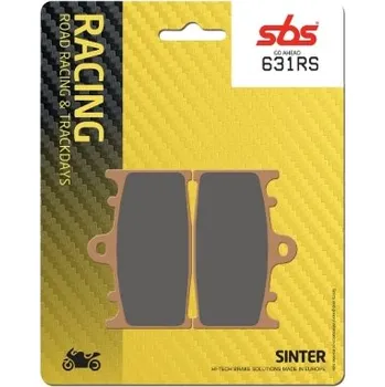 Brzda pro motocykl SBS Friction - Dánsko 631RS sintrované závodní brzdové destičky SBS