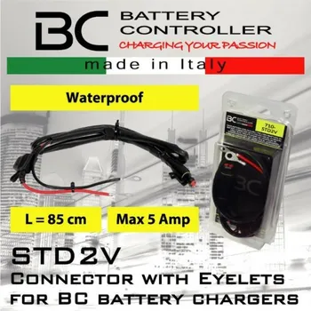 Nabíječka autobaterie BC Battery - Itálie BC Battery zásuvka s očky a pojistkou (STD2V)