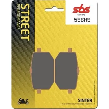 Brzda pro motocykl SBS Friction - Dánsko 596HS sintrované brzdové destičky SBS