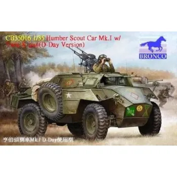 Plastikový model Bronco 1/35 Humber Scout Car Mk.I w/Twins K-Gun (D-Day Version)
