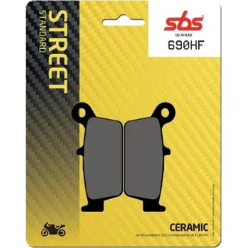 Motodíl SBS Friction - Dánsko 690HF keramické brzdové destičky SBS pro motocykly