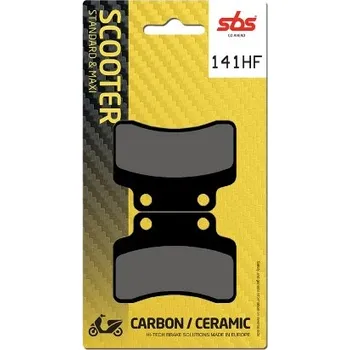 Brzda pro motocykl SBS Friction - Dánsko 141HF keramické brzdové destičky SBS pro motocykly