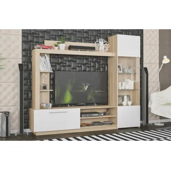 Obývací pokoj Casarredo Obývací stěna TRENTO dub sonoma/bílá