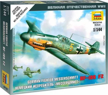 Plastikový model Zvezda Wargames (WWII) Messerschmitt Bf 109F-2 1:144