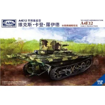 Plastikový model Riich models 1/35 VCL Light Amphibious Tank A4E12 Early Production
