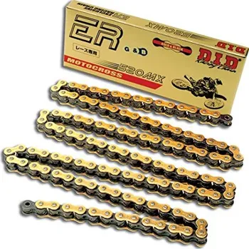 Řetězová sada pro motocykl DID - Japonsko Řetěz DID typ 520MX černo-zlatý