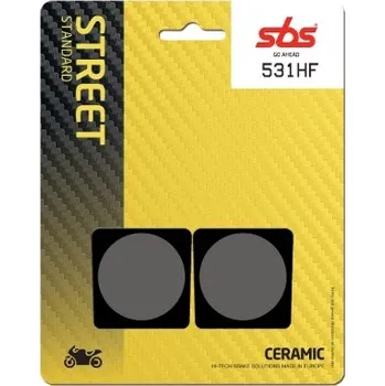 Motodíl SBS Friction - Dánsko 531HF keramické brzdové destičky SBS pro motocykly