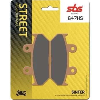 Brzda pro motocykl SBS Friction - Dánsko 647HS sintrované brzdové destičky SBS