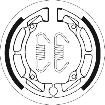 Brzda pro motocykl SBS Friction - Dánsko 2020 brzdové obložení SBS pro motocykly