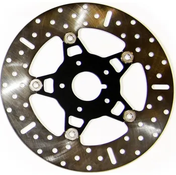 Brzda pro motocykl EBC - Brakes Brzdový kotouč EBC FSD009BLK černá/chrom