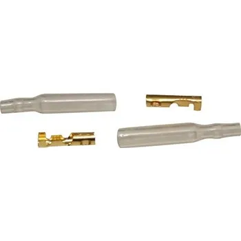 Elektroinstalace pro motocykl Paaschburg & Wunderlich - Německo Kulatý konektor (samice) s izolací 3,5mm - 10ks