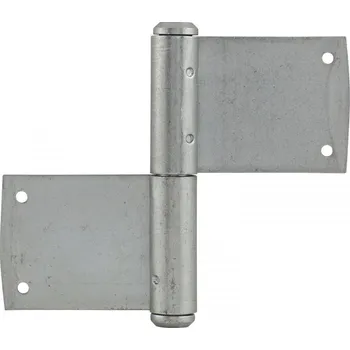 pant Dveřní zasekávací závěs, čep ø 12 mm, výška závěsu 100 mm, levý, ocel pozink. | Dveře a&nbsp;dveřní příslušenství Dveřní panty, Dveřní závěsy Dveřní závěsy zasekávací