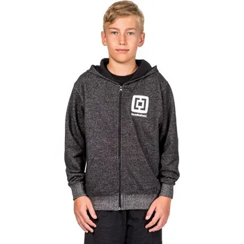 Chlapecká mikina Dětská mikina Horsefeathers Mini logo black melange L
