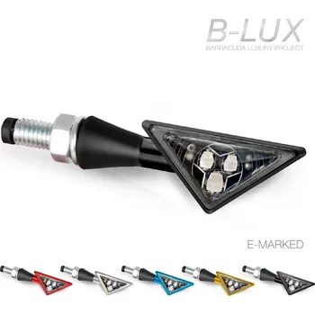 Osvětlení pro motocykl BARRACUDA - Itálie Led blinkry Z-LED B-LUX blinkr barva: stříbrná