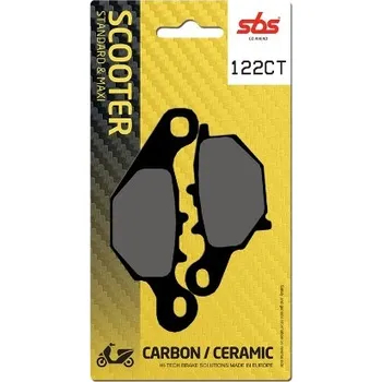 Brzda pro motocykl SBS Friction - Dánsko 122CT brzdové destičky SBS pro skútry
