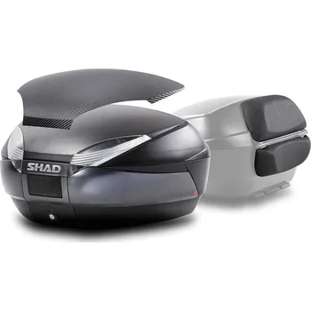 Zavazadlo na motocykl SHAD Španělsko SHAD SH48 horní kufr tmavě šedý Dark Grey