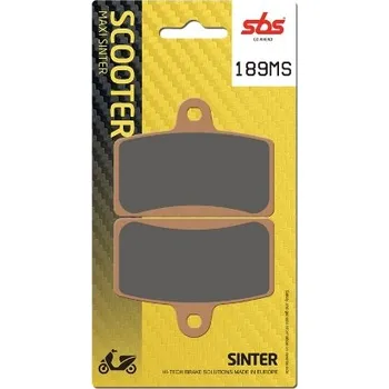 Brzda pro motocykl SBS Friction - Dánsko 189MS sintrované brzdové destičky SBS pro skútry