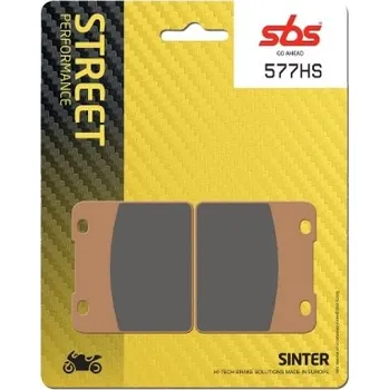 Brzda pro motocykl SBS Friction - Dánsko 577HS sintrované brzdové destičky SBS