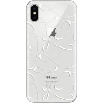 Pouzdro na mobilní telefon Silikonové pouzdro iSaprio - Fancy - white - iPhone X