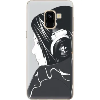 Pouzdro na mobilní telefon Odolné silikonové pouzdro iSaprio - Headphones - Samsung Galaxy A8 2018