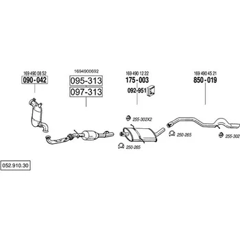 Katalyzátor katalyzátor Bosal 090-042