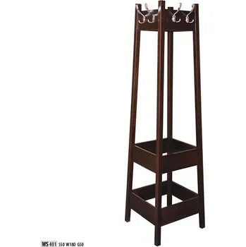 Věšák ImportWorld Věšák Jerome masiv buk v180 x š50 x h50 cm (Barva dřeva: Buk přírodní)