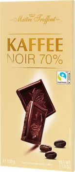 Čokoláda Maitre Truffout Kaffe Noir 70 % 100 g