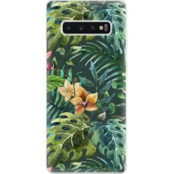 Pouzdro na mobilní telefon Odolné silikonové pouzdro iSaprio - Tropical Green 02 - Samsung Galaxy S10+