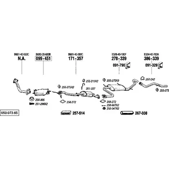 Katalyzátor katalyzátor Bosal 099-451