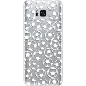 Pouzdro na mobilní telefon Odolné silikonové pouzdro iSaprio - Football pattern - white - Samsung Galaxy S8