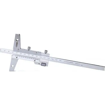 Posuvné měřítko Hloubkoměr Insize 200/0,05 mm s otvory pro připevnění příčníku s jemným nastavením