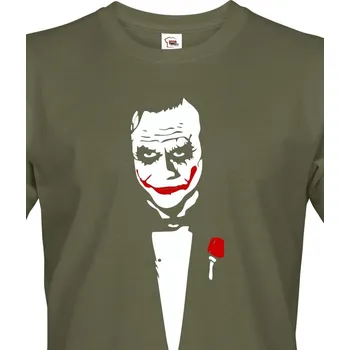 Pánské tričko Pánské tričko Joker, Barva Military - 69 Bezvatriko.cz 1