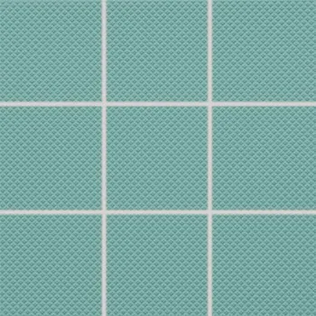 Obklad Color Two (RAL 1907025) - dlaždice 10x10 tyrkysová matná, R10 B GRS0K667