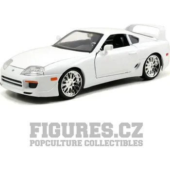 autíčko Fast & Furious - Diecast Model 1/24 1995 oyota Supra White