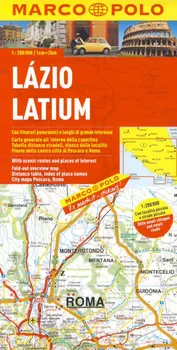Itálie, Latium 1:200 000 - Marco Polo [CS/IT] (2013)